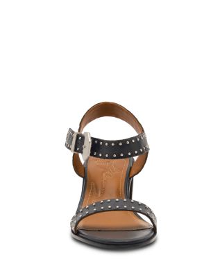 Women's Buckle Up Block Heel Sandals