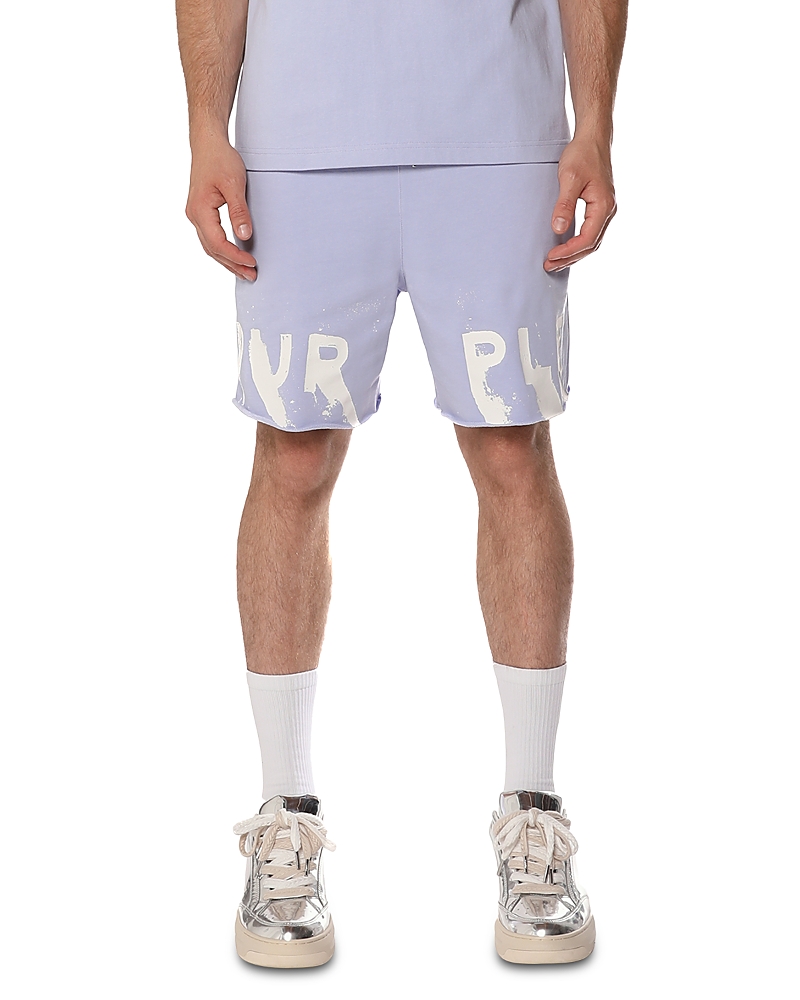 Purple Brand Midweight Fleece Pull On Shorts