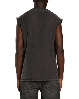 Textured Sleeveless Tee