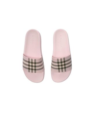Women's Check Slides