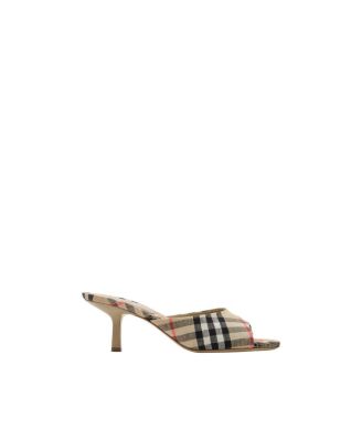  Women's Check Mews Low Sandals
