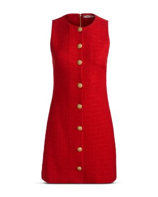 Cade Button Front Sleeveless Dress