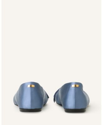  Women's BLUE THE BALLERINA WITH A SATIN BOW