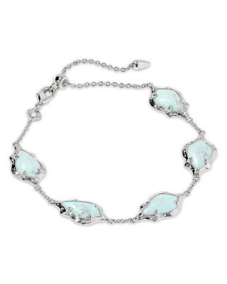 Adriana Scallop Frame Delicate Chain Bracelet