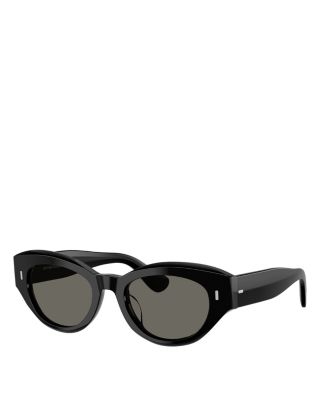 Lerrue Oval Sunglasses, 50mm
