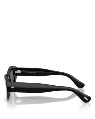 Lerrue Oval Sunglasses, 50mm