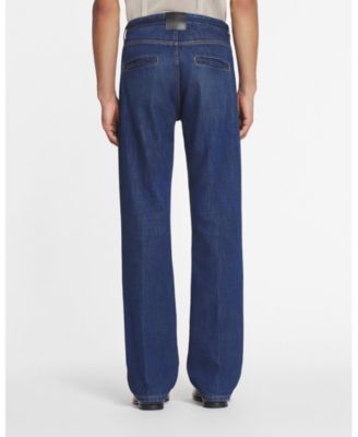 Straight Fit Denim Pants in Light Wash