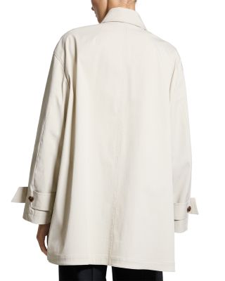 Sleek A Line Trench Coat
