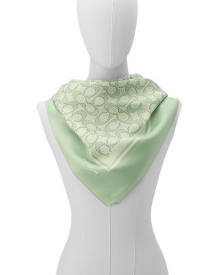 Signature C Square Silk Scarf