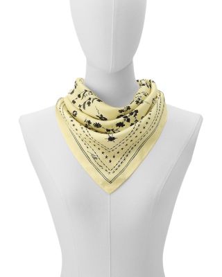 Fleur de Lis Silk Bandana