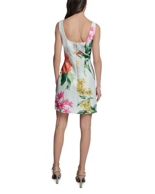 Square Neck Sheath Dress