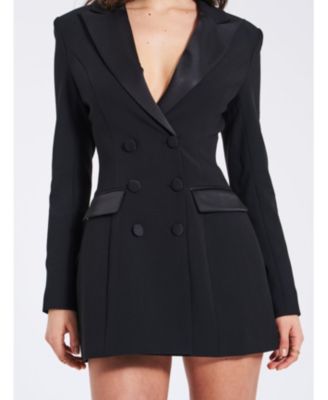  Calista Stretch Crepe Blazer Dress