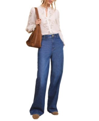  Women's Cotton Embroidered Blouse