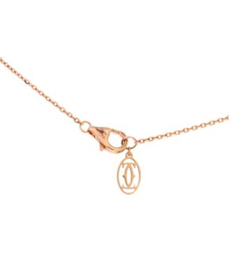  XS Cartier D'Amour Pendant Necklace 18K Rose Gold with Diamond, 16"