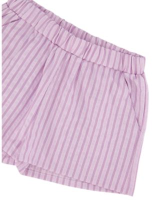 Girls' Stripes Top and Short Set - Little Kid