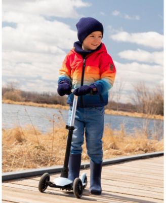 Boys' Quilted Mid-Season Gradient Jacket - Little Kid