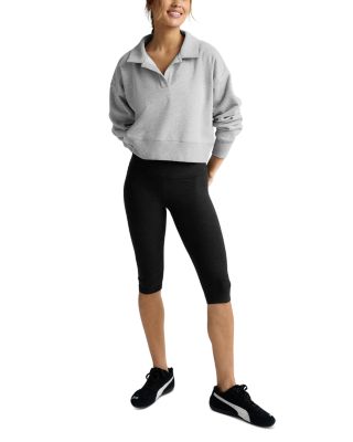 High Waisted Pedal Pusher Leggings