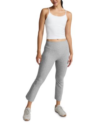Spacedye Pintuck Kick Flare High Waisted Pants