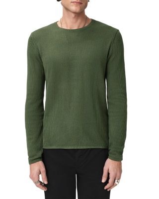 Montclair Long Sleeve Mesh Crewneck Sweater