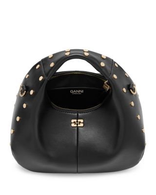 Mini Studded Hobo Bag