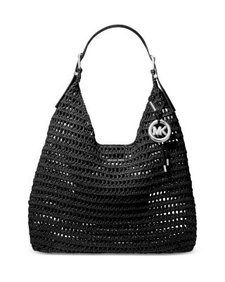 Nolita Large Raffia Hobo Bag