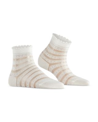 Border Lace Short Socks