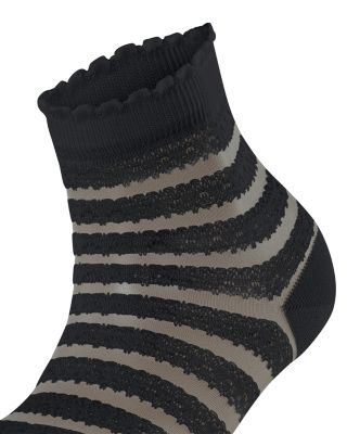 Border Lace Short Socks