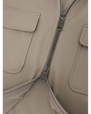 Technical Zip Through Pocket Jacket