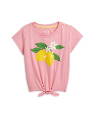 Girls' Allison Tie Front Tee - Little Kid, Big Kid