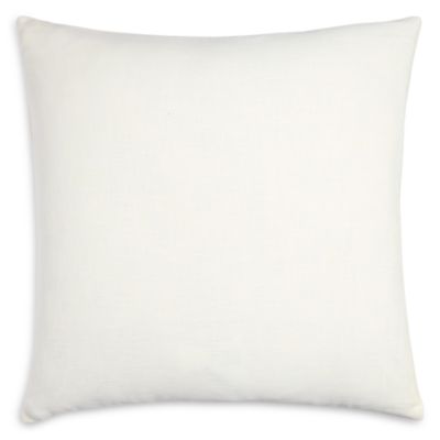Evara Embroidered Linen Decorative Pillow, 20" x 20" - Exclusive