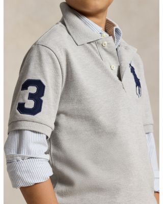 Boys' Cotton Mesh Polo - Big Kid