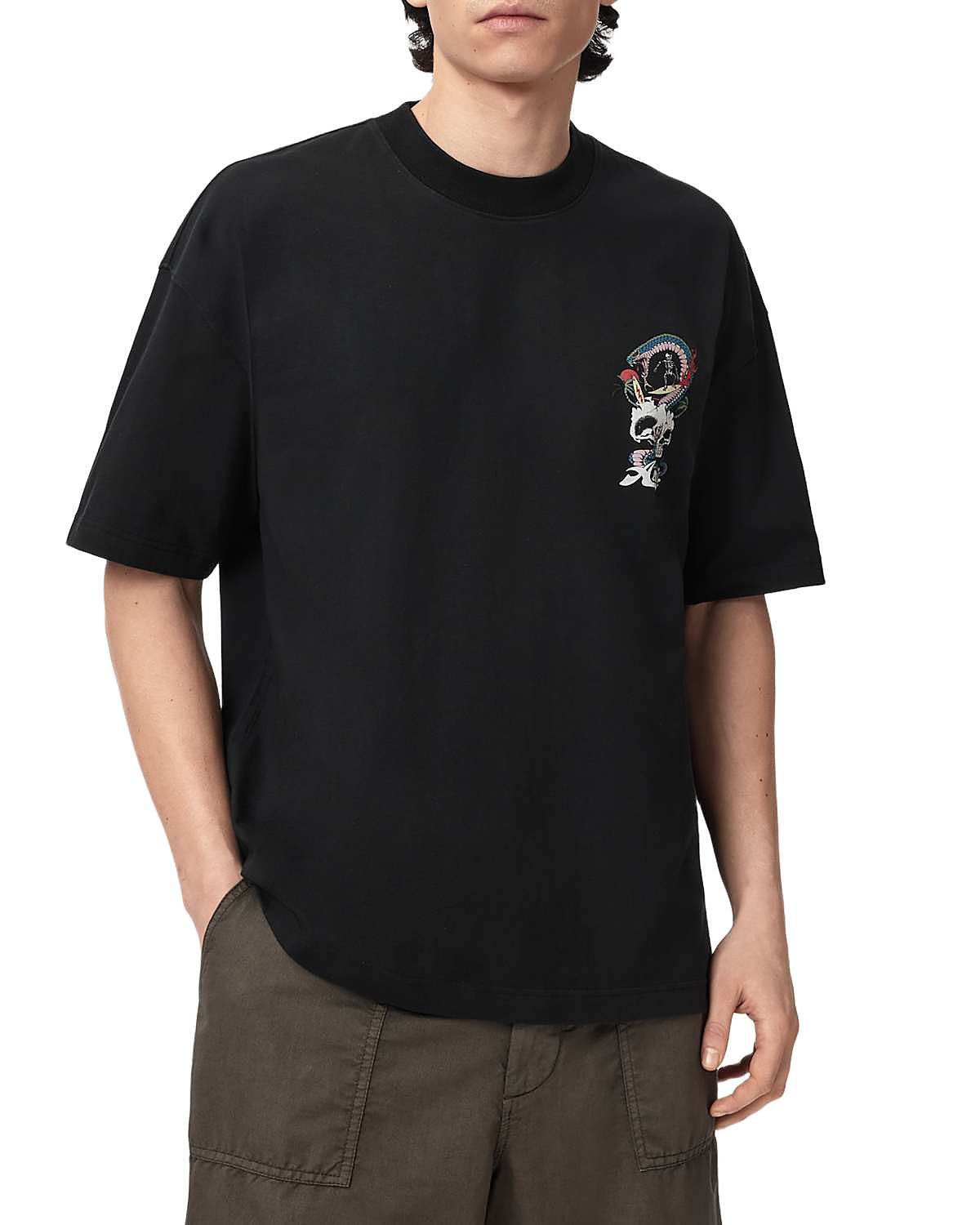 Allsaints Snakepit Graphic Tee
