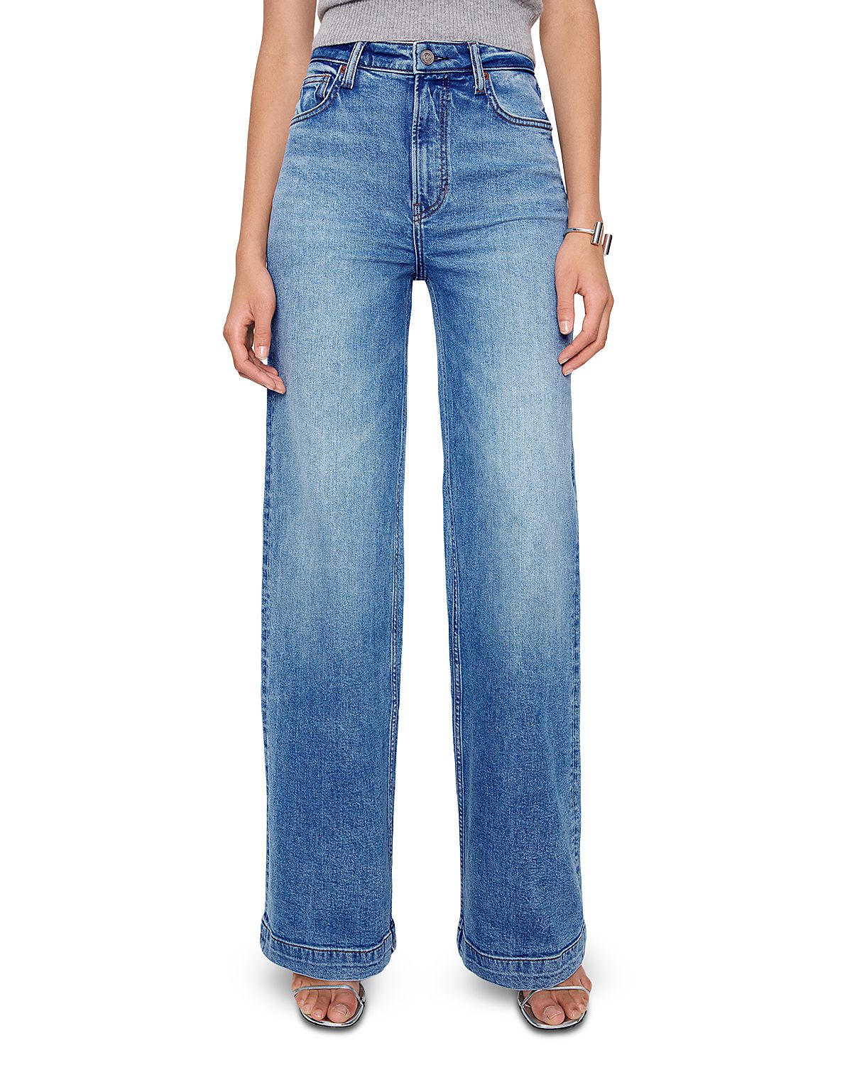 Reformation Bex Super Stretch High Rise Wide Leg Jeans