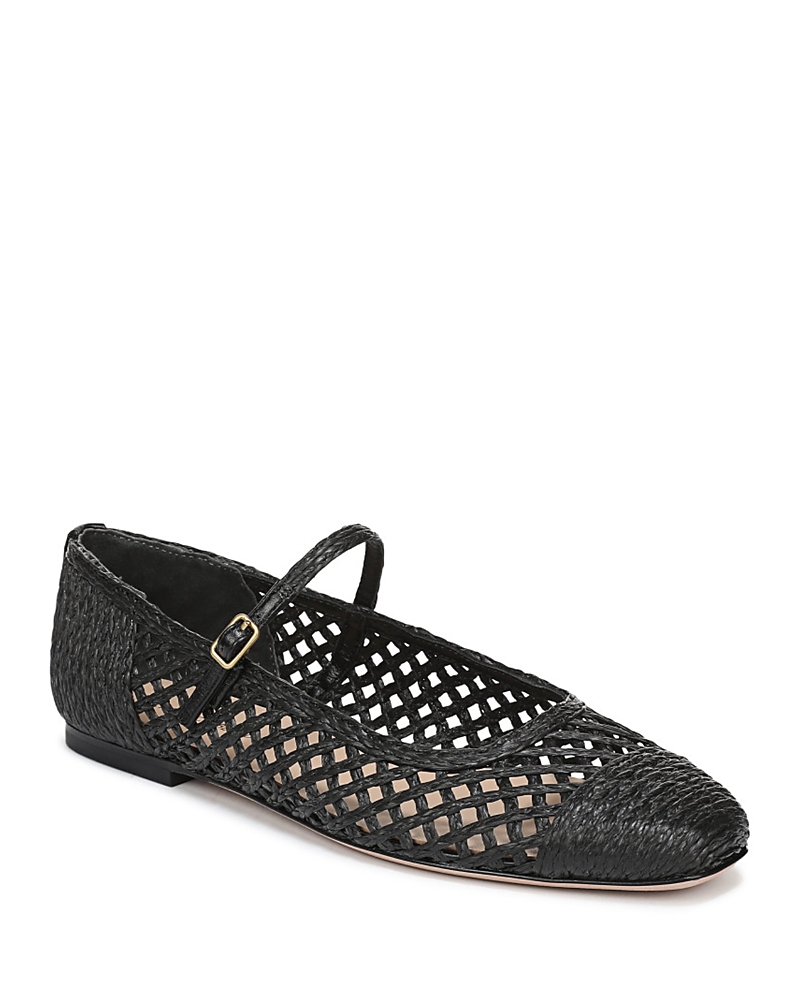 Veronica Beard Women's Ellie Raffia Flats