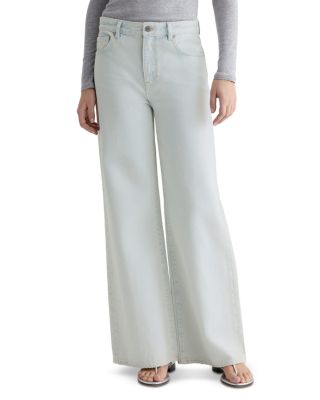 Saige Mid Rise Wide Leg Jeans in Luminance