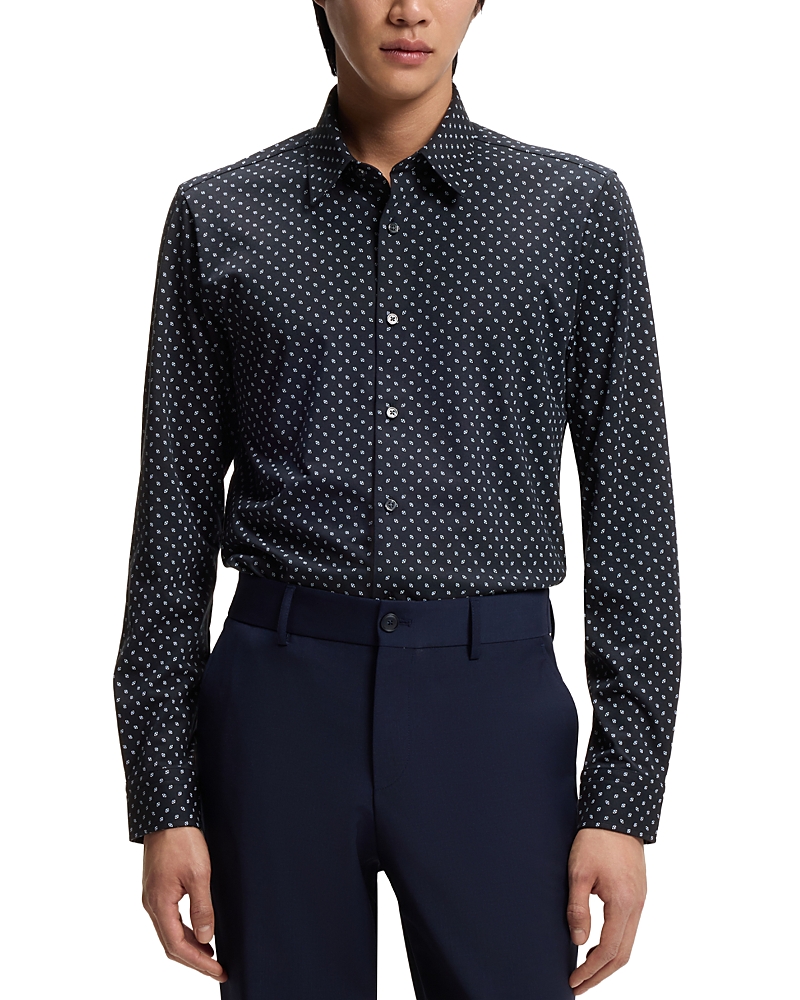 Boss P-Roan Kent Slim Fit Button Down Shirt