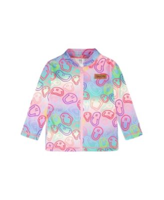 Girls' 3-in-1 Two-Piece Mid-Season Colorblock Outerwear Set - Little Kid