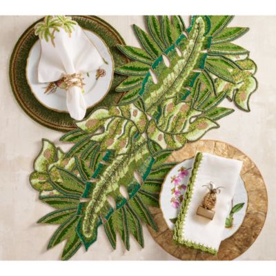 Sunny Isles Napkin Ring in Gold & Silver