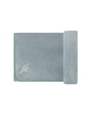 Unisex Velour Center Floral Collection Blanket - Baby