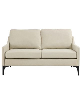  Corland Upholstered Fabric Loveseat