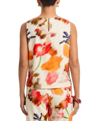 Printed Sleeveless Top