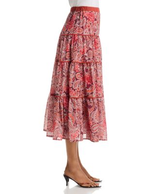 Paisley Tiered Skirt