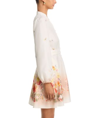 Floral Button Front Dress