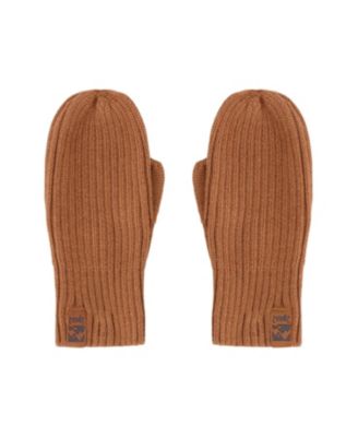  Unisex Soft Ribbed Knit Mittens - Little Kid, Big Kid
