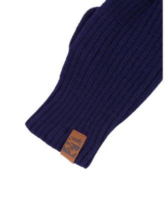  Unisex Soft Ribbed Knit Mittens - Little Kid, Big Kid