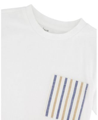 Boys' Short Sleeve Jersey T-Shirt with Chest Pocket - Little Kid