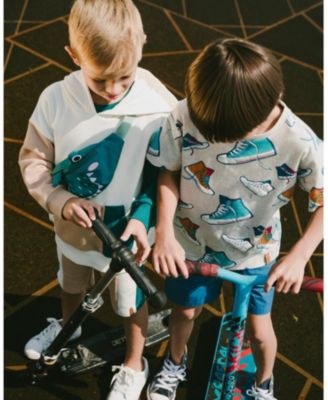 Boys' Organic Cotton Jersey Shoes T-Shirt - Little Kid