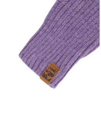 Girls' Soft Ribbed Knit Mittens - Little Kid, Big Kid
