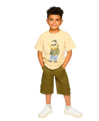 Boys' Stretch Twill Bermuda with Cargo Pockets - Little Kid, Big Kid