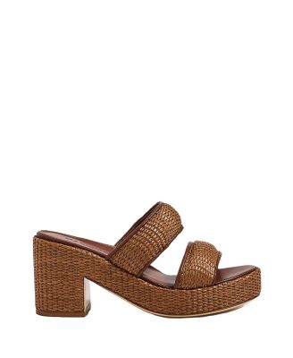  Women's Raffia Amelia Platform Sandal